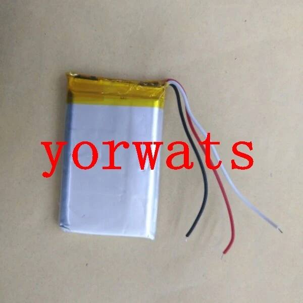 New Hot A Rechargeable Li-ion Cell 3.7V lithium polymer battery 603048 063048 603050 3 wires line