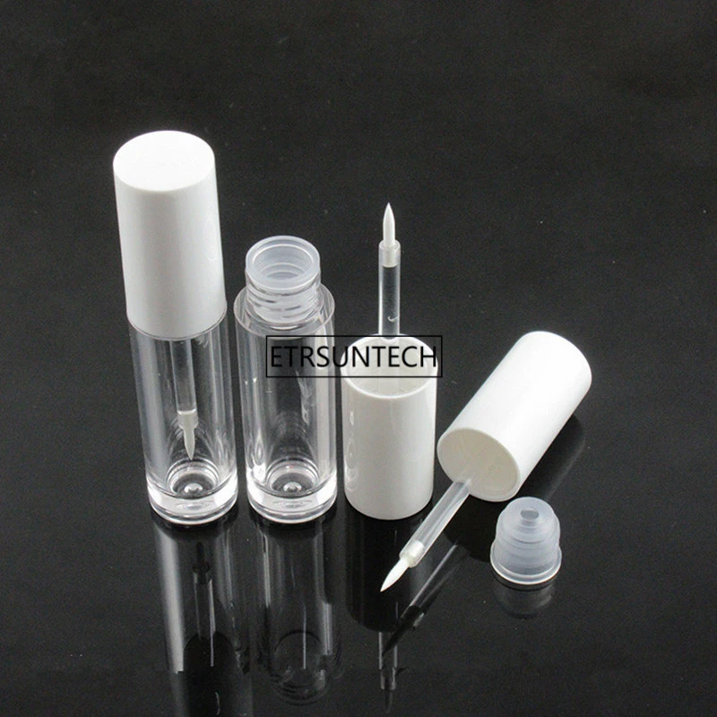 100pcs 5ml Empty Eyeliner Container Bottle Tube With Brush,Empty Liquid Lip Gloss Bottle Applicator Refillable Tube F2226