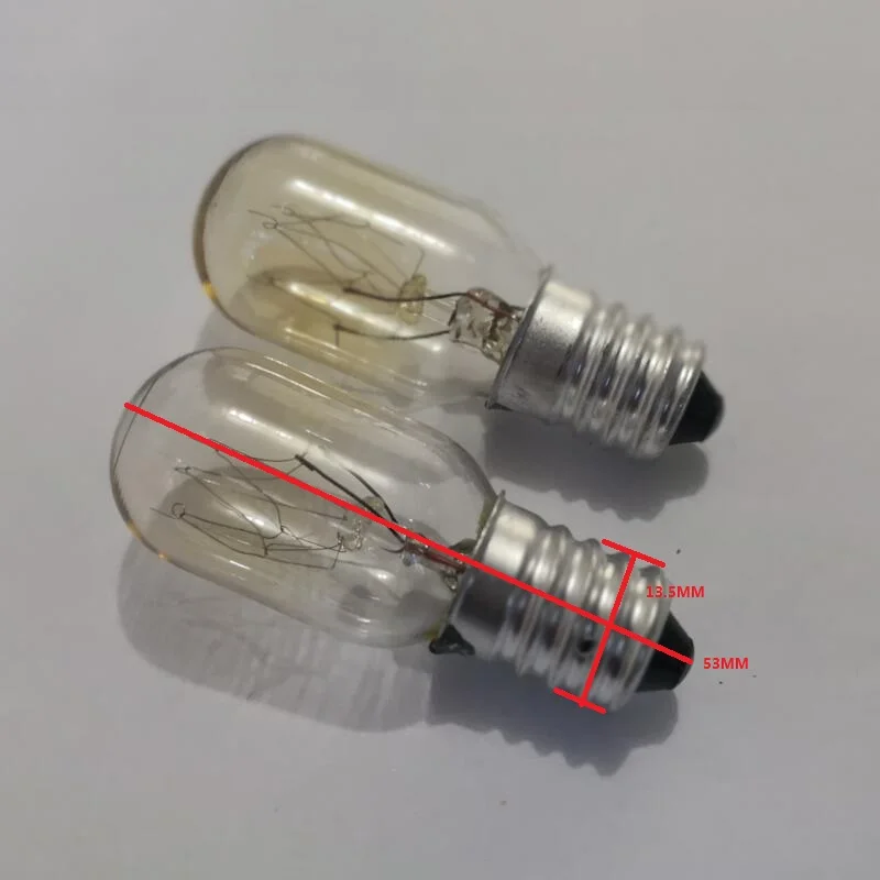 220V 15W Microwave Oven Parts Globe Bulbs E14 screw type