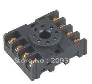 تتابع مع قاعدة مقبس ، تيار متردد ، تيار متردد V ، AC110V ، DC24V ، DC12V ، 8-Pin ، 10A ، 250VAC ، PF083A