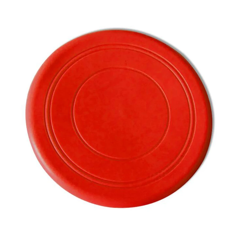 Soft Dog Flying Disc Resistant Chew Rubber Pet Dog Training Flying Saucer 7 Colors Dog Interactive Toys