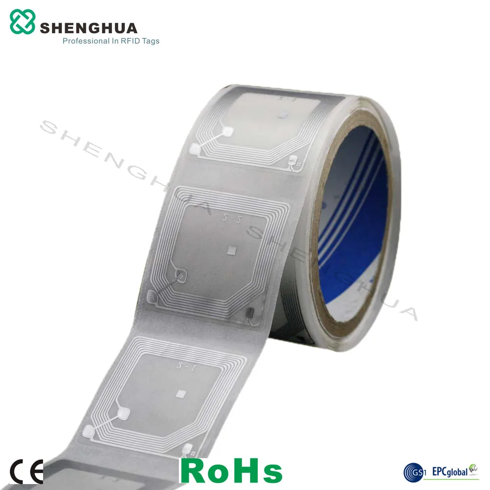 10pcs/pack New Programmable Adhesive Paper 13.56Mhz Passive RFID Library Writable ISO15693 Intelligent Tags