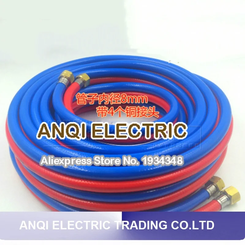 8mm oxygen acetylene tube double color connection tube high pressure oxygen gas pipe parallel gas pipe oxygen acetylene hose