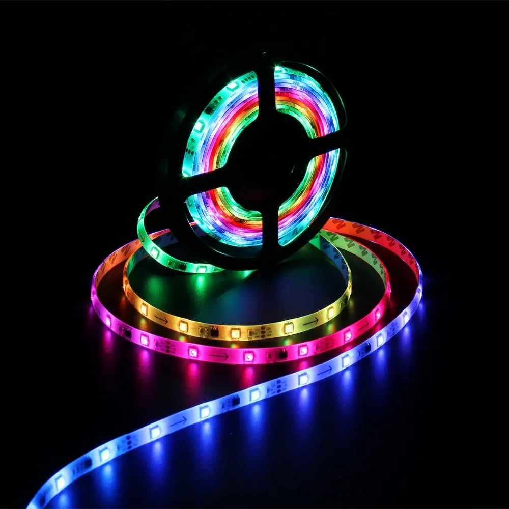 

WS2811 5050 SMD RGB Strip Addressable 60leds/m Led Pixels External DC12V