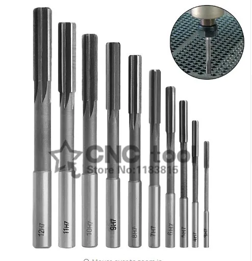 1PCS  2-20mm HSS H7 Reamer Machine HSS Straight Shank Milling Reamer Chucking Reamer(2mm/5mm6mm/8mm/10mm/12mm14mm/16mm18mm/20mm)