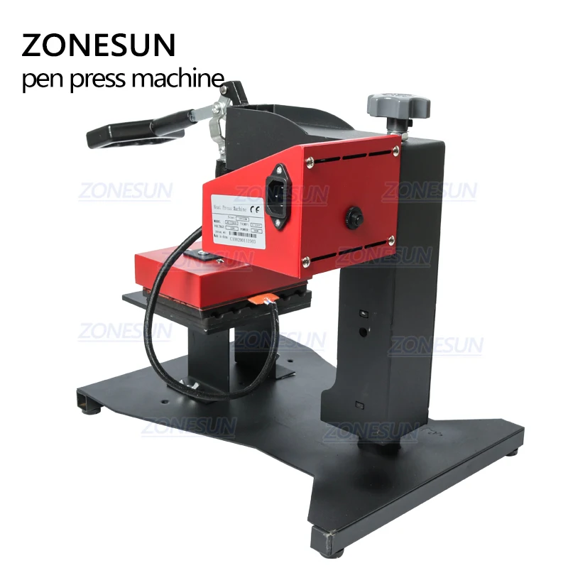 ZONESUN Pen Heat Printing Machine Hot Transfer Printing Machine Press Machine For Plastic Ball Point Pen Logo Pressing Machine