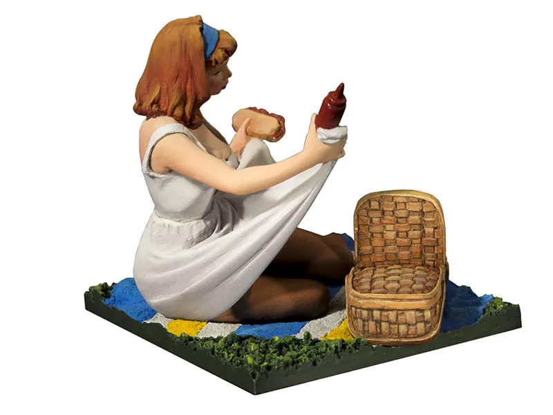 1/22 80MM Mind the Ketchup  80MM   Resin figure Model Miniature gk Unassembly Unpainted