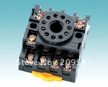 MK3P-I DC12V  DC24V AC110V AC220V AC24V AC380V AC36V AC12V DC36V Relay 11-Pin 10A 250VAC With PF113A Socket Base