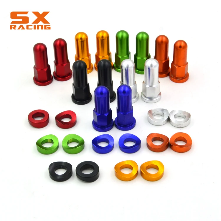 Motorcycle CNC Rim Lock Covers Nuts Washers Security Bolts For KTM EXC SX XC SXF YZ YZF WR WRF DRZ RMZ KX KLX KXF CR CRF