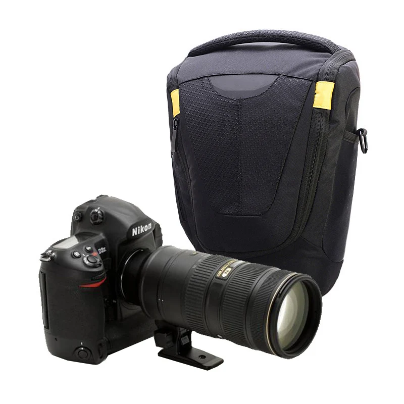 Torba na aparat fotograficzny DSLR torba na aparat etui dla Nikon D810 D850 D610 D750 D3X D90 D300 z 70-200mm odporny na wstrząsy torba na ramię XXXL