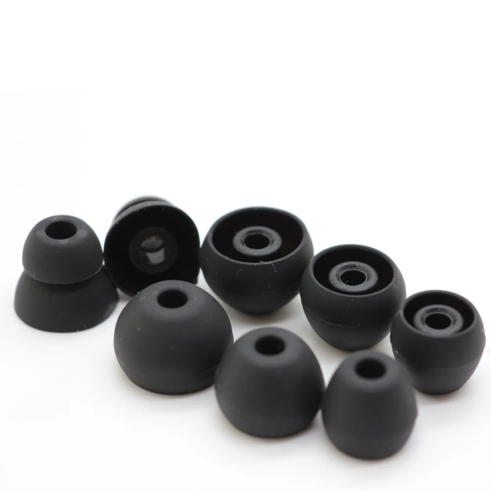 POYATU استبدال الأذن نصائح سيليكون ل يوربيتس 2.0 يدق Tour2 جولة 2.5 سماعة داخل الأذن الأذن نصائح الأذن سماعات الأذن الأسود