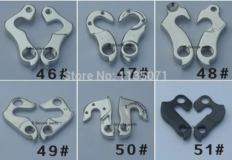 Dropout - No 48 Silver 50-65 NEW MTB Mountain Bike Bicycle Rear Derailleur Hanger,Frame Dropout, Drop out, Gear Mech Hangers - AliExpress