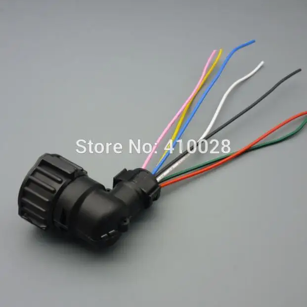 shhworldsea 2pcs 10pcs  50pcs  7 Pin 967650-1 female Auto Sensor plug with cable Sheath Waterproof IP67/69,temp resistance