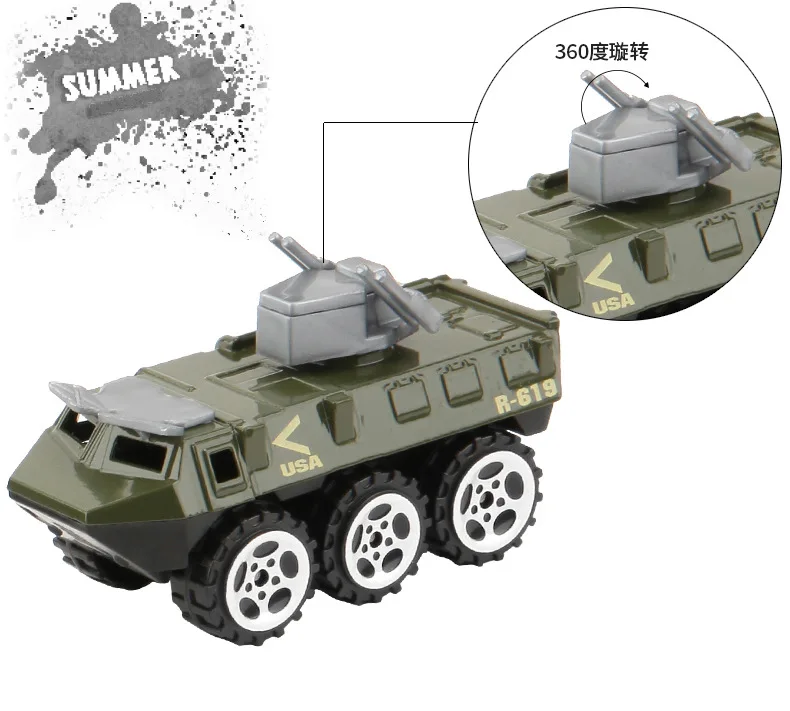 1:50 Alloy & ABS Military Model Simulation Car Car Tank Racing Helicopter Armored Vehicle Diecasts Birthday Gift Toys for Kids