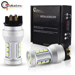 Amber Yellow Error Free PWY24W LED Bulbs For Audi A3 A4 A5 Q3 BMW i3 MINI Cooper F55 F56 Mercedes GLK Front Turn Signal Lights