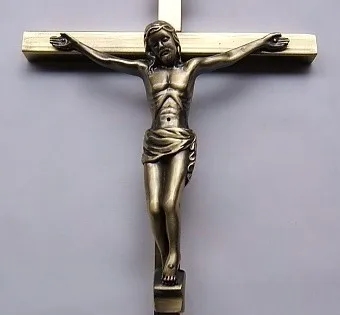 

Jesus Kirsite Crucifix Pendant Catholic Holy Christian Emmanuel Christ Jesu cross iesus figures rood lamb of god about 22*11CM