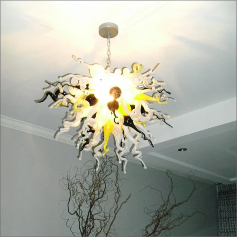 

Dale Chihully Style Blown Glass Chandelier Hand Blown Glass Chain Chandelier Led Light