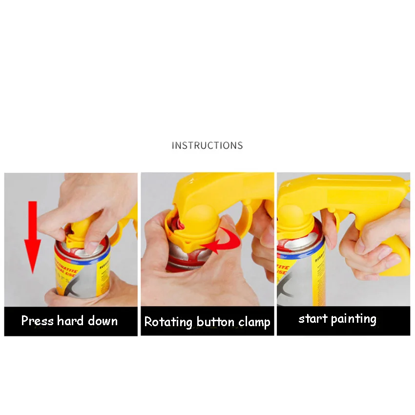 Painting Spray Adaptor Painting Tools Plastic Trigger Handle Portable Paint Sprayer Universal Handle Repair Spare Parts