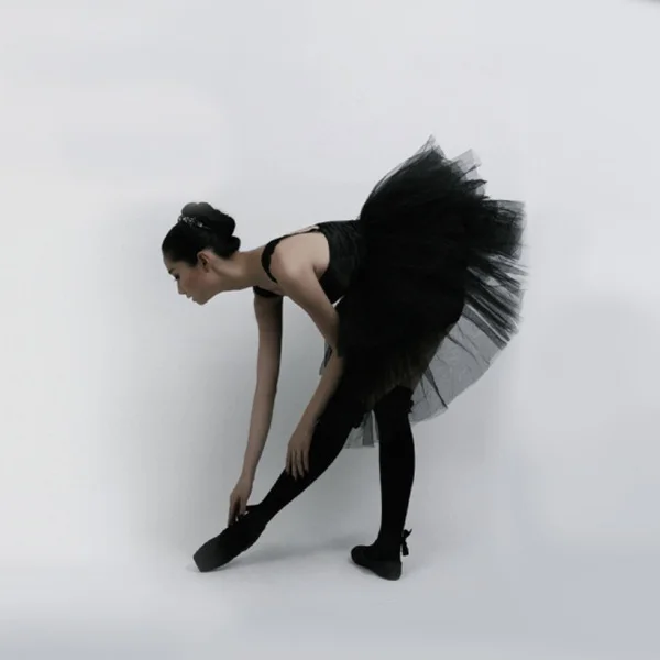 High Quality Women Ballet Skirt Dance Clother Ballet Fashion Sexy Black Swan Mesh Costume Dance Short Skirt Asian/Tag Size S-2XL
