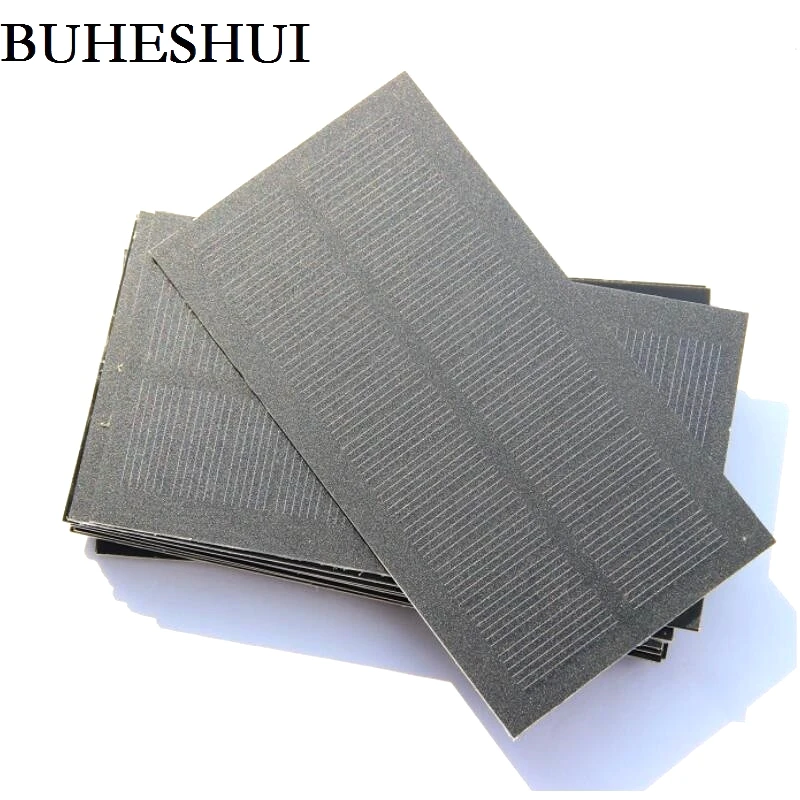 

BUHESHUI Wholesale Solar Cell 0.8Watt 5.5V Solar Panel Laminate Solar Cells For DIY PET MonocrySilicon 118*63*2mm Free Shipping