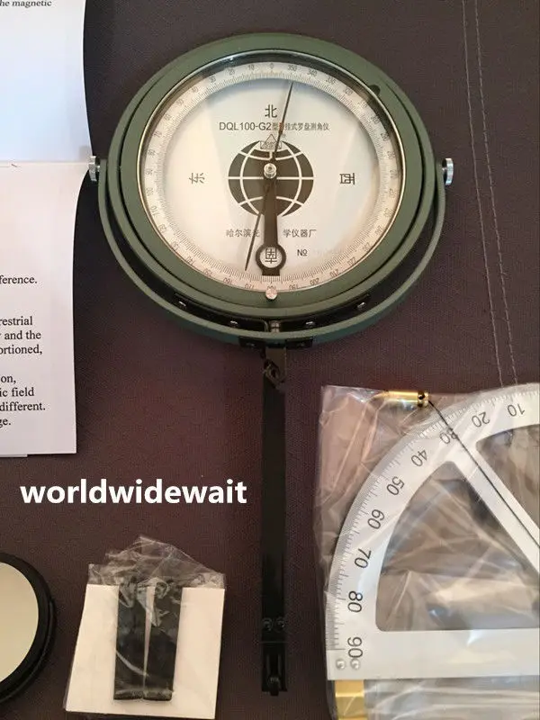 الألغام شنق مقياس الزوايا Antimagnetic تعليق التعدين البوصلة DQL100-G2