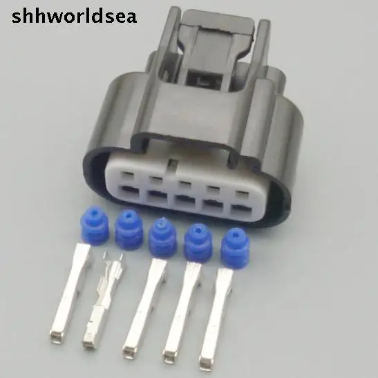 

shhworldsea 5/30/100sets 1.5mm 5P kit waterproof auto wire connector 7283-5529