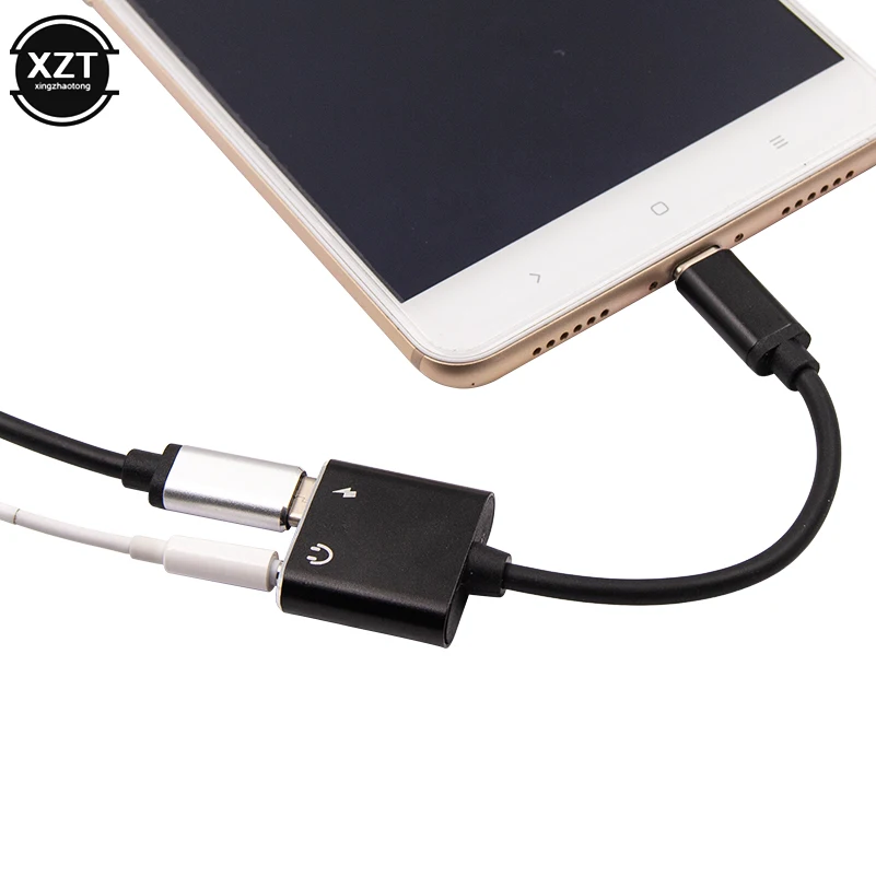 Hot USB Type C To 3.5mm aux Adapter Charging type c 3.5 jack Converter For Huawei P20 Xiaomi 6 8