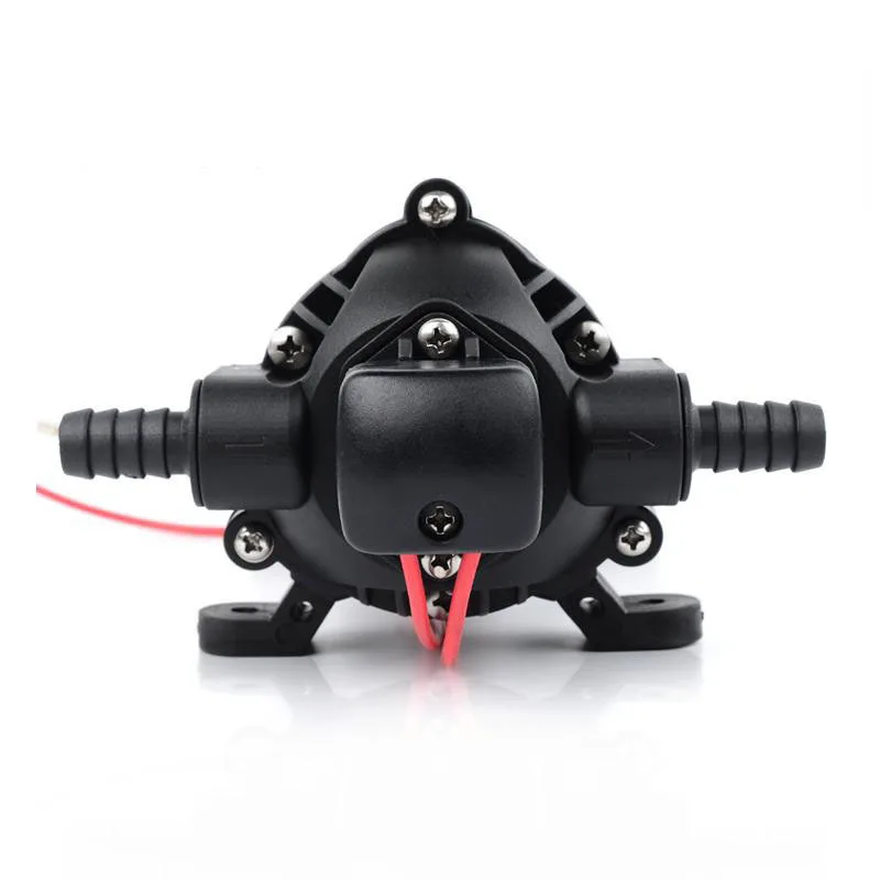 DC 12V 24V Water Booster Fountain High Pressure Diaphragm Pump Reciprocating Self-priming RV Yacht Aquario Filter Accessories