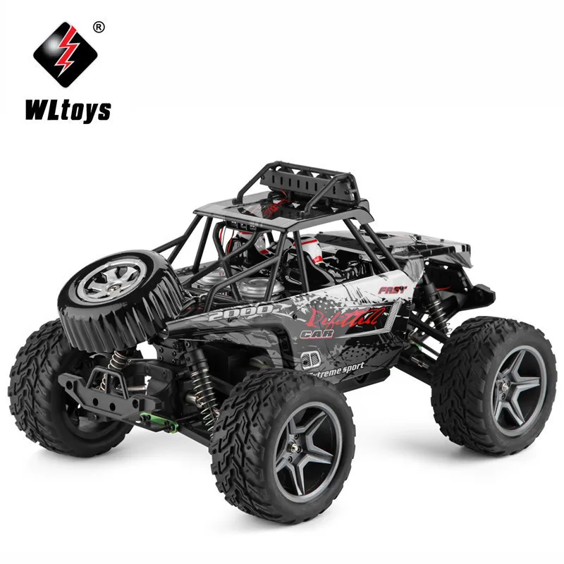 WLtoys 12409 Racing Car 1/12 4WD 2.4G Radio Remote Control High Speed Off-Road Climbing Truck With LED Light Outdoor Toy