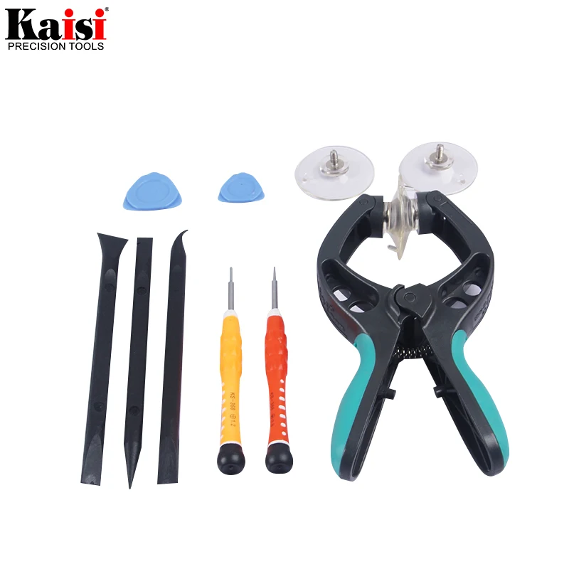 Kaisi 10 in 1 Mobile Phone Repair Tools Kit LCD Screen Opening Pliers Screwdrivers Pry Disassemble Tool for iPhone8 7 6s 6 5s 5