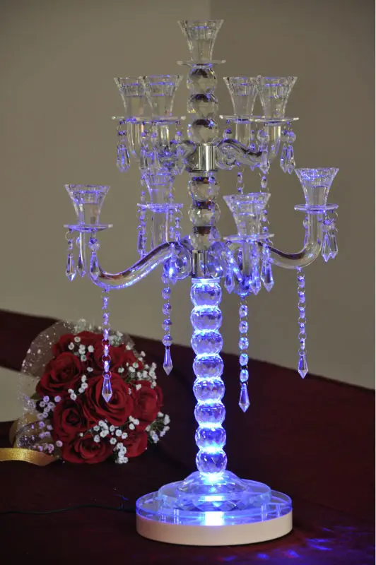 Kitosun Wedding Centerpiece Light 8inch 20CM Remote Controlled RGBW Multicolors LED Light Base Rechargeable Battery LED Base