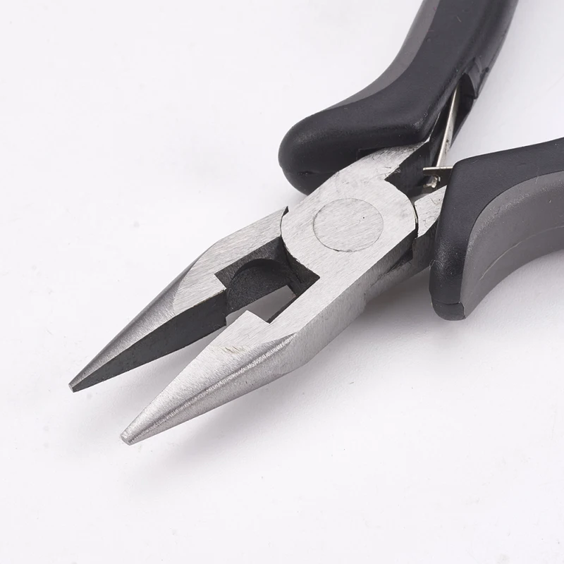 Carbon Stahl Schmuck Zange Nadel Nase Zangen Polieren Schmuck Machen Werkzeuge 13x 7,7x1,7 cm