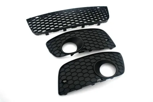 

High Quality Car Accessory GLI Honeycomb Front Bumper Lower Grille Set for vw Jetta MK5