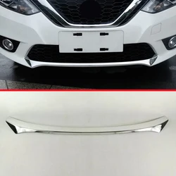 ABS Chrome Front Bumper Cover Trim For Nissan Sentra 2016 2017 Car Accessories Stickers