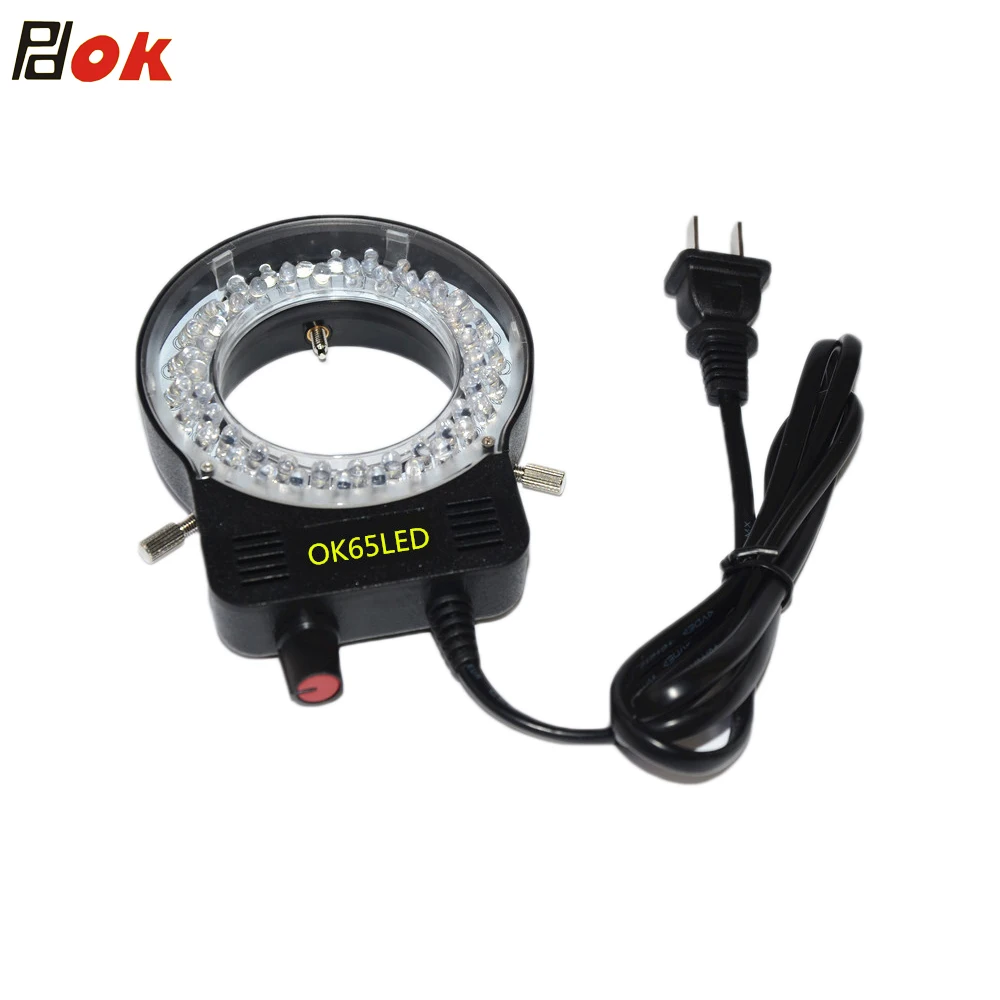 

PDOK 52 LED Adjustable Ring Light illuminator Lamp For Industry Microscope Industrial Camera Magnifier