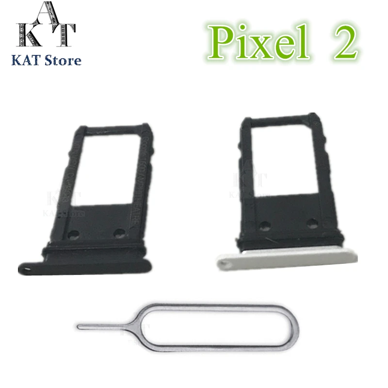 

10PCS SIM card reader connector holder For HTC Google Pixel 2 Micro SIM tray reader socket module Replacement Parts