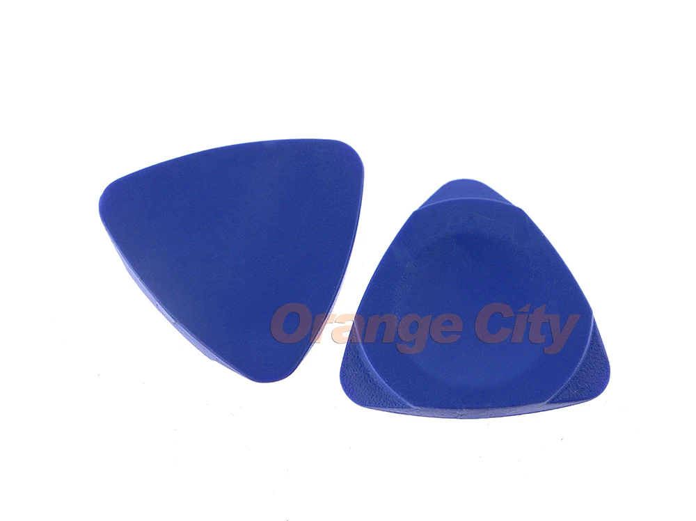 ChengChengDianWan 30mm Light Blue Plastic Pry Tool Tri- Prying Tools Crowbar Opening Tools Plastic Triangle Pry Pick 30pcs/lot