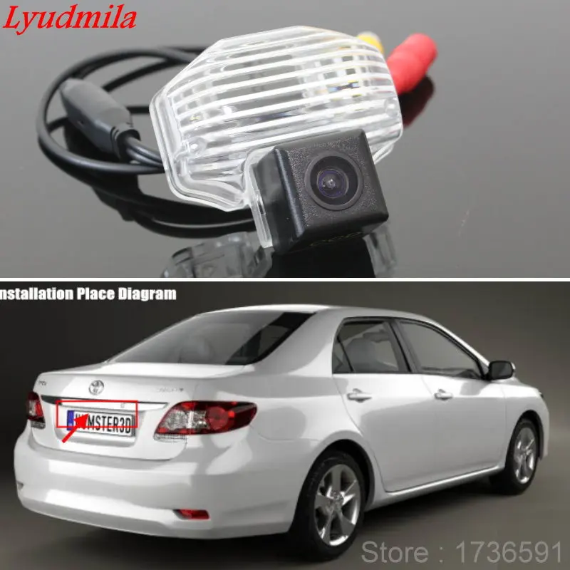 LYUDMILA Wireless Camera For Toyota Corolla E140 E150 10th / Car Rear view Camera / HD CCD Night Vision Back up Reverse Camera