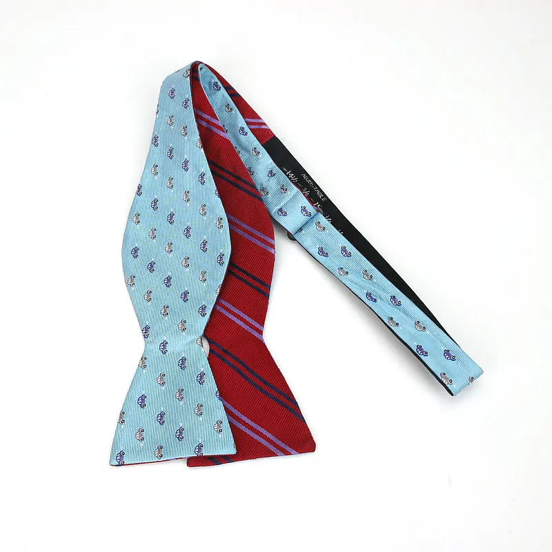 Brand New Hot Fashion mannen Fashion Zelf Tie Strikjes Rood Strikjes Voor Mannen Klassieke Jacquard Das Accessoires Stropdas vlinder