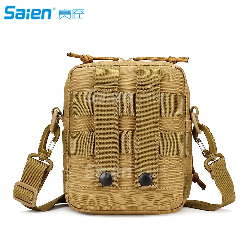 Outdoor Tactical Cross-body Utility pokrowiec MOLLE torba na ramię styl plecak torba ze sznurkiem Camping torba trekkingowa