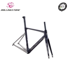 Rolling Stone-Carbon Road Bike Frame, Ultralight Frameset, Ultralight Racing Toray, UCI, 700C, 45, 47, 50, 52, 54, 56cm, T800