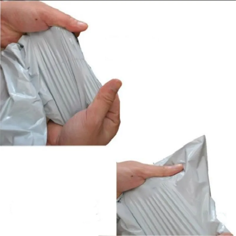 20Pcs Economic Self-adhesive Post Mailing Envelope Pouches White Plastic Express Bags 17*26+4cm