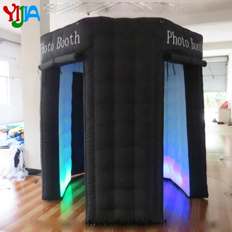 

7ft Small Octagon Inflatable Photo Booth Backdrop Enclosure with LED Lights and Inner Air Blower Party backdrop Photo booth Sale