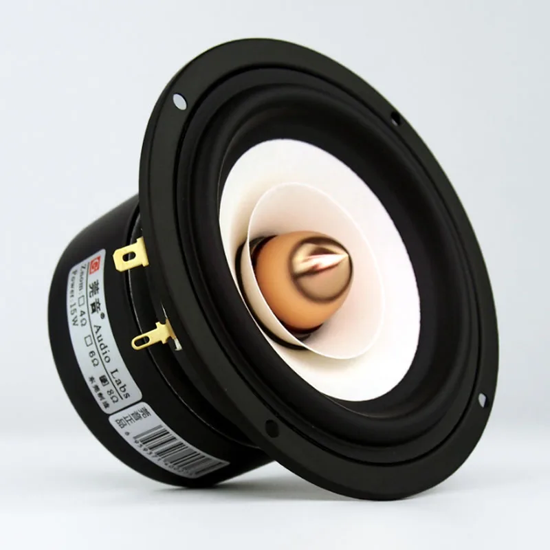 4inch 4ohm Full Frequency Hifi Treble-Mediant-Bass Equalization Loudspeaker Fever Family Speakers