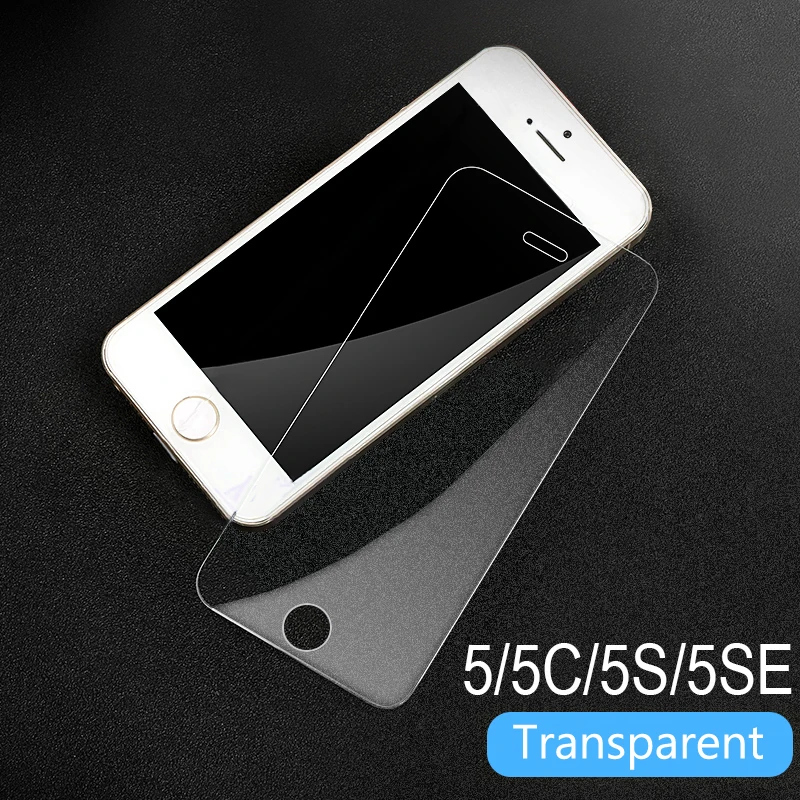 iPhone 5S 5 SE 화면 보호기 용 강화 유리 iPhone 6 6s 7 8 Plus X XS Max XR 용 9H 안티 블루 라이트 보호 필름 유리