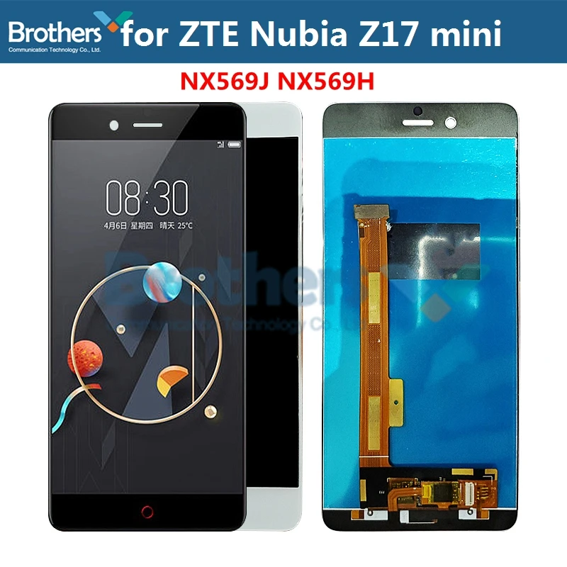 LCD Screen For ZTE Nubia Z17 mini LCD Display for ZTE NX569J NX569H LCD Assembly Touch Screen Digitizer Phone Replacement Tested