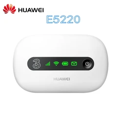 Huawei E5220 21M 3G Mobile Wifi Hotspot router Unlocked free shipping PK E5186 e5377 e5450 e5220