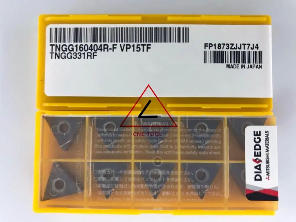 

TNGG160404R-F VP15TF 10pcs original turning insert DIAEDGE