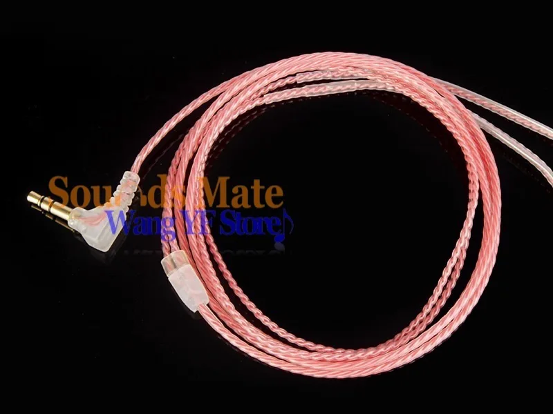 Посеребренный 6N OFC кабель для аудио техники ATH IM04 IM03 IM02 IM01 IM50 IM70 наушники 4 цвета на выбор