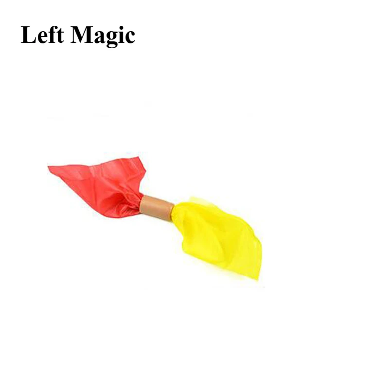 1 pcs Double Color Changing Hanky Silk Magic Trick change 2 great magic Chameleon Silk Disappearing Magic Toy& Prop E3088